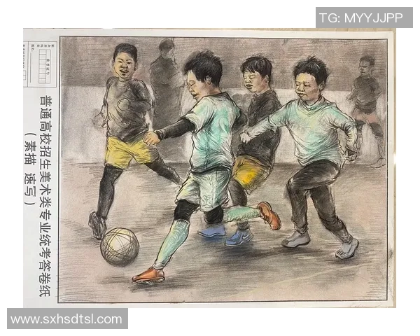 足球明星魅力瞬间半身肖像速写展现运动之美与激情